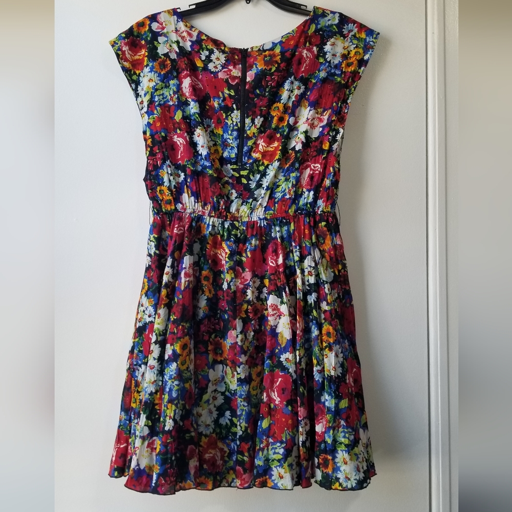 Alice + Olivia Floral Multicolor Mini Dress
